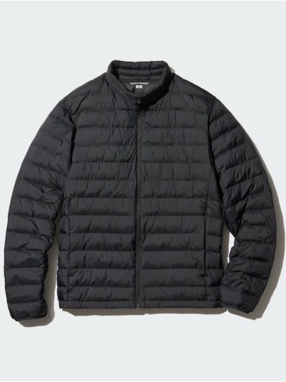 Uniqlo Light Weight Quilted Black Down Insulated Puffer Zip Up Men's Jacket M